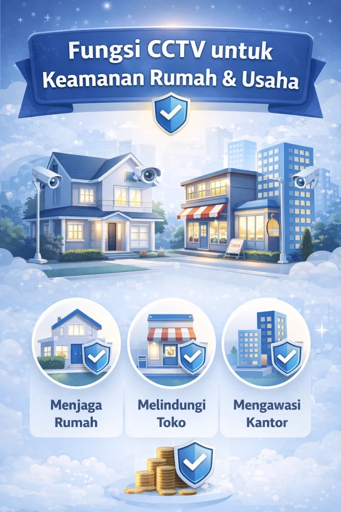 Apa itu CCTV Sistem kamera pengawas untuk keamanan rumah dan usaha