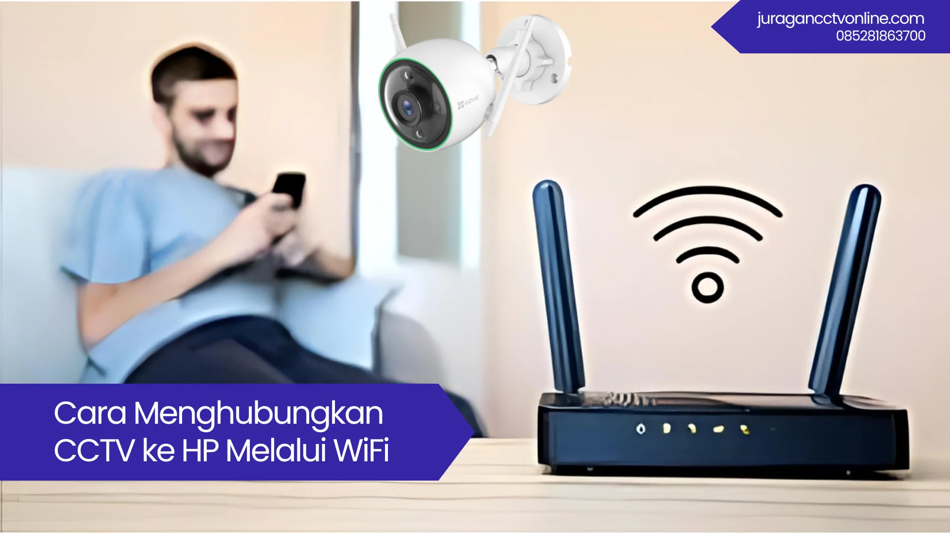cara menghubungkan cctv ke hp melalui wifi