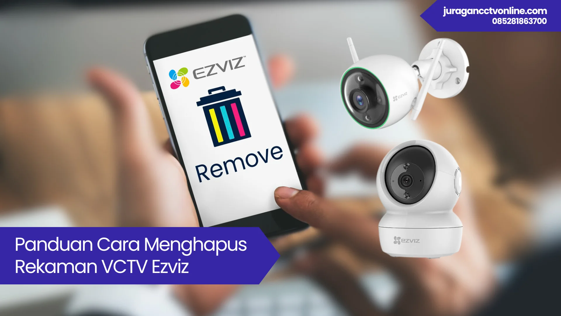 cara menghapus rekaman CCTV Ezviz