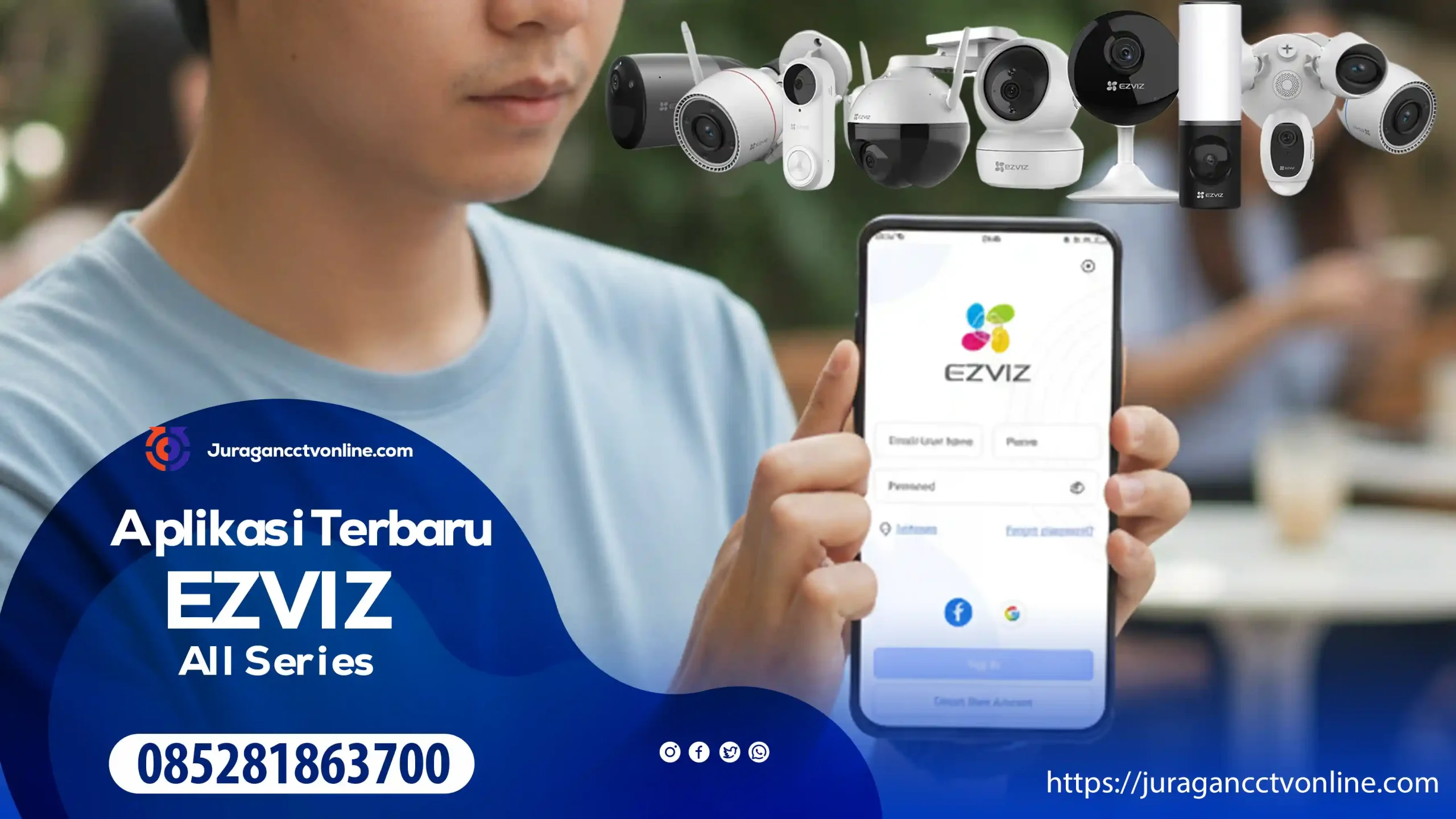 Aplikasi CCTV Ezviz Banner