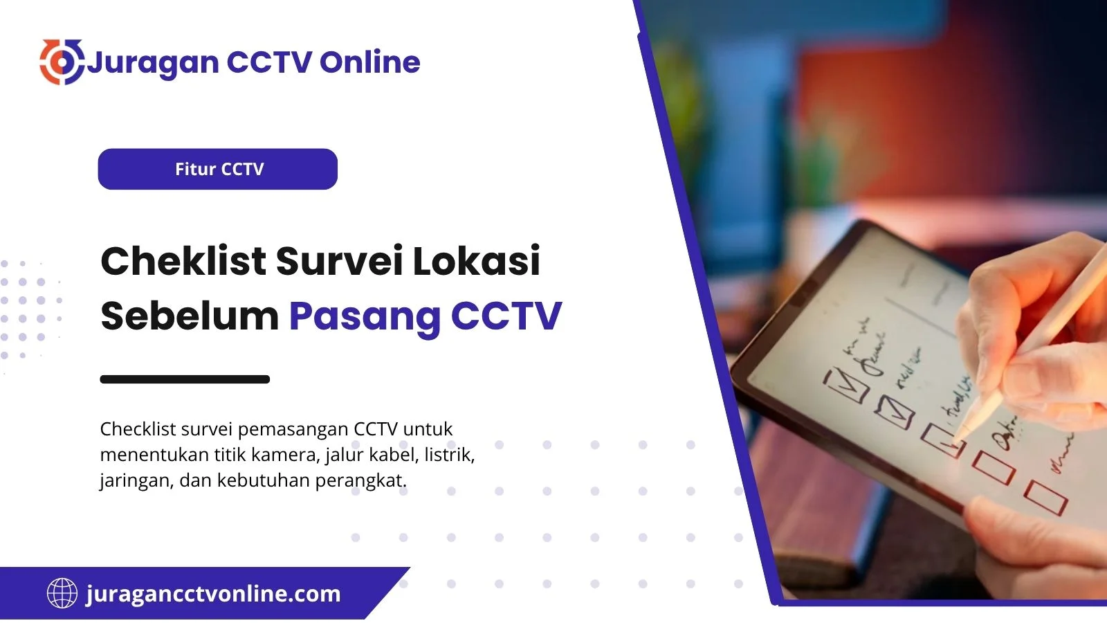 Cheklist Survei pemasangan cctv